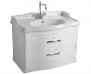 Тумба под раковину Simas Arcade подвесная 83х54 см МДФ белый лак ARM3