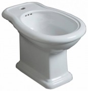 Біде підлогове Simas Lante 38,5х58 см фаянс білий LA04