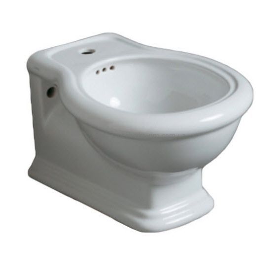 Біде підвісне Simas Lante 38,5х53 см фаянс білий LA19