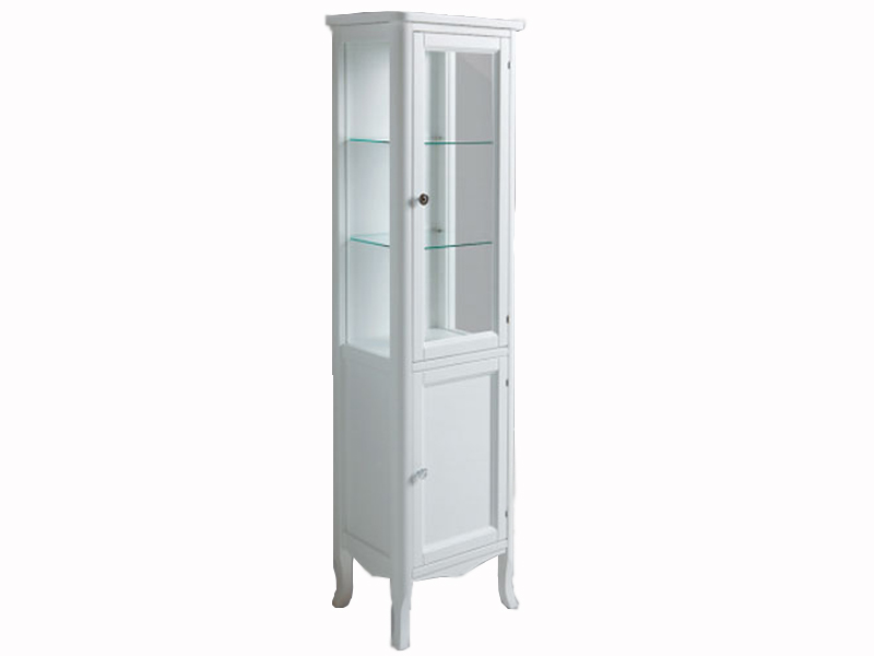 Пенал для ванной Simas Arcade с витриной 48х36 см МДФ белый лак ARMV1