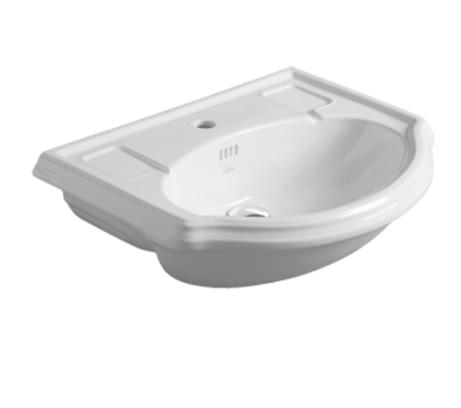 Раковина для ванної Simas Arcade полувстраіваемие 67х49 см фаянс білий AR 835
