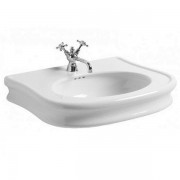 Раковина для ванной Simas Lante подвесная/накладная 90х54 см фаянс белый LA11