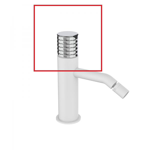 Ручка змішувача для біде GRB Aura латунь хром 00010090