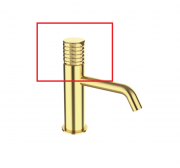 Ручка смесителя для биде GRB Aura латунь полированное золото 00010095