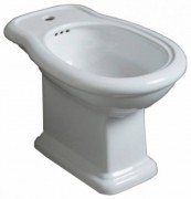 Біде підлогове Simas Lante 38,5х58 см фаянс білий LA04