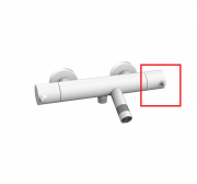 Важіль температури змішувача для душу GRB Time латунь білий 00010123