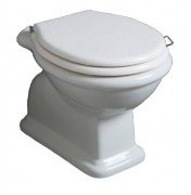 Унітаз підлоговий Simas Lante 38,5х53 см з горизонтальним випуском фаянс білий LA02