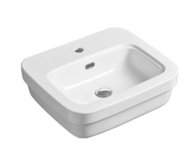 Раковина для ванної Simas Evolution підвісна 53х45 см фаянс білий EVO15