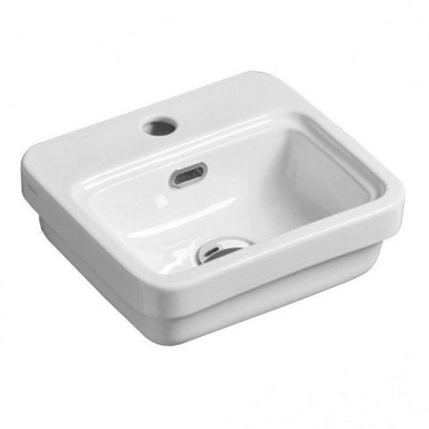 Раковина для ванной Simas Evolution подвесная 31х27 см фаянс белый EVO13