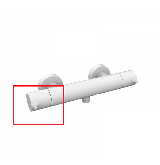 Рычаг потока смесителя для  душа GRB Time латунь белый 00110021