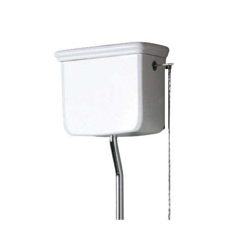 Смывной бачок Simas Lante высокий фаянс белый LA06