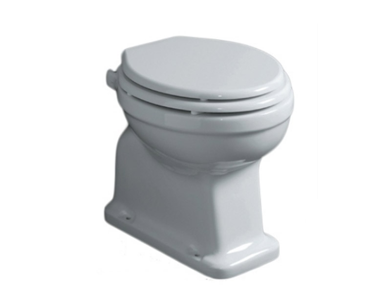 Унітаз підлоговий Simas Londra 36,5х46 см горизонтальний випуск фаянс білий LO 911