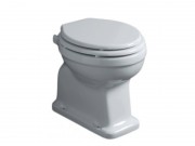 Унитаз напольный Simas Londra 36,5х46 см горизонтальный выпуск фаянс белый LO 911