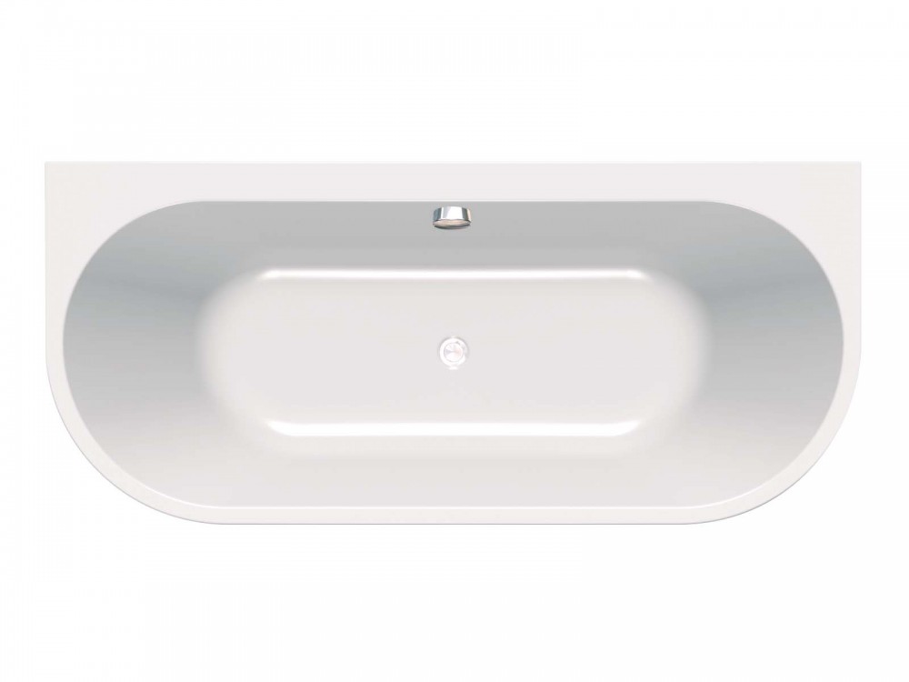 Ванна акриловая овальная пристенного монтажа Kolpa-San Dream-SP 180x80 см белый 570390