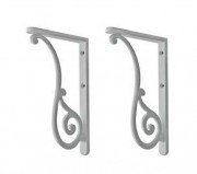 Кронштейны для высокого бачка Simas Lante латунь белый LAMN