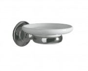 Мыльница для ванной Simas Accessori белый/хром 260201