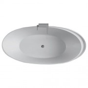 Ванна акрилова Simas Bohemien окремостояча 190х88 см Crystal Tech білий BO V1