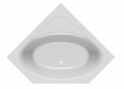 Ванна акриловая угловая встраиваемая Kolpa-San Evelin 140х140 см белый 570400