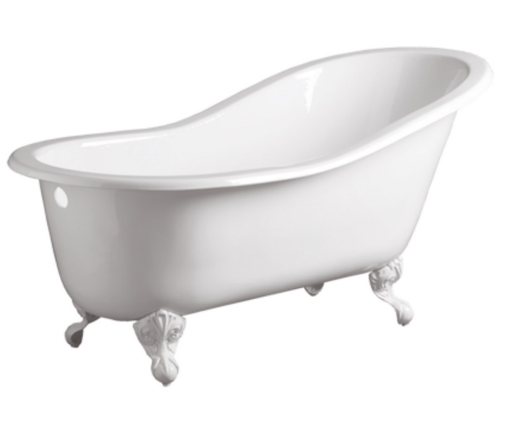 Ванна чугунная Simas Vasche отдельностоящая 153х77 см белый 30100