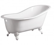 Ванна чугунная Simas Vasche отдельностоящая 153х77 см белый 30100