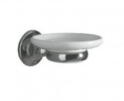 Мыльница для ванной Simas Accessori белый/хром 260201