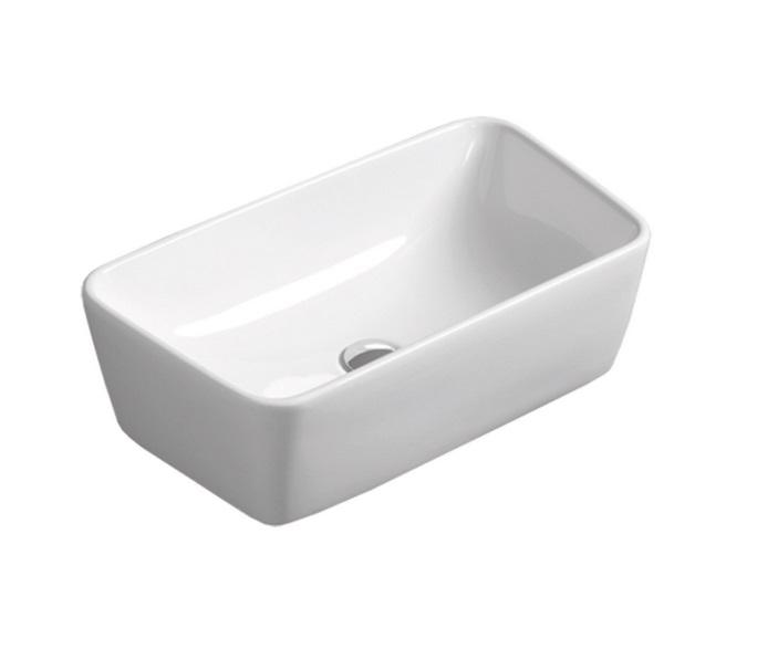 Раковина для ванної Simas Degrade накладна 57х32 см фаянс білий DE 10