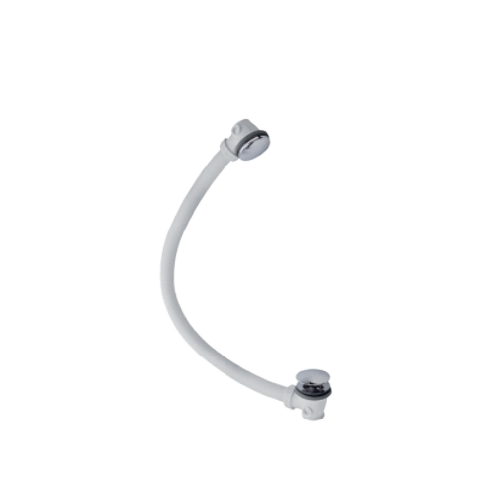 Слив-перелив для ванн GRB Valvuleria с кнопкой клик-клак хром 030250