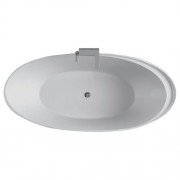 Ванна акриловая Simas Bohemien отдельностоящая 190х88 см Crystal Tech белый BO V1