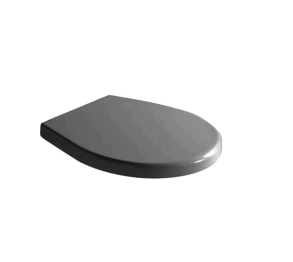 Сиденье с крышкой для унитаза Galassia Xes дюропласт черный матовый GLS-9912NEMT-OPT