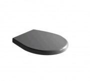 Сиденье с крышкой для унитаза Galassia Xes дюропласт черный матовый GLS-9912NEMT-OPT
