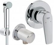 Гігієнічний душ зі змішувачем Grohe BauFlow хром 121645