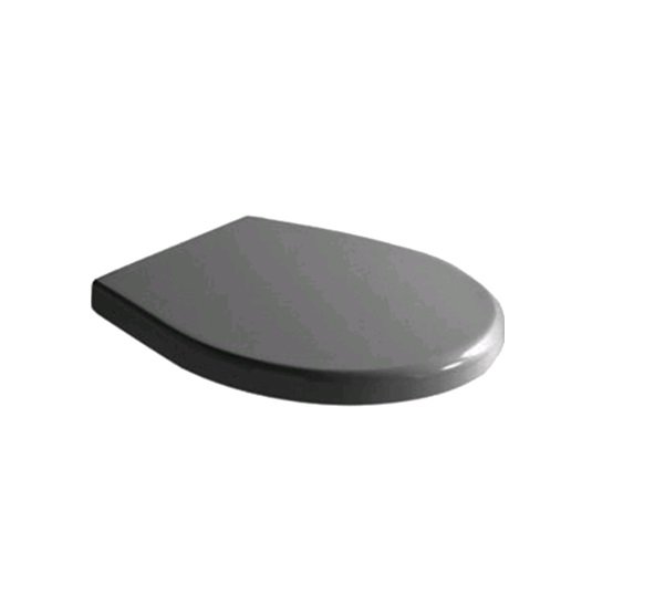 Сиденье с крышкой для унитаза Galassia Xes дюропласт черный матовый GLS-9912NEMT-OPT