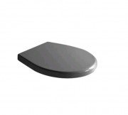 Сидіння з кришкою для унітазу Galassia Xes дюропласт чорний матовий GLS-9912NEMT-OPT
