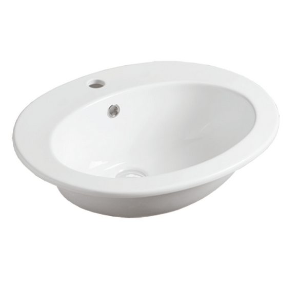 Раковина для ванной Simas Desmo врезная 53,5х45 см фаянс белый S 52