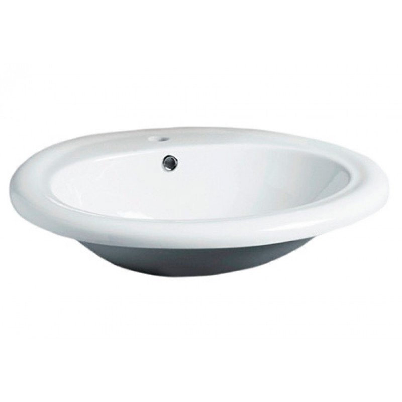 Раковина для ванной Simas Monia врезная 63х56 см фаянс белый S 51