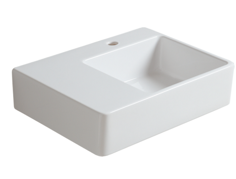 Раковина для ванной Simas Quasar подвесная 65х45 см фаянс белый QU65D