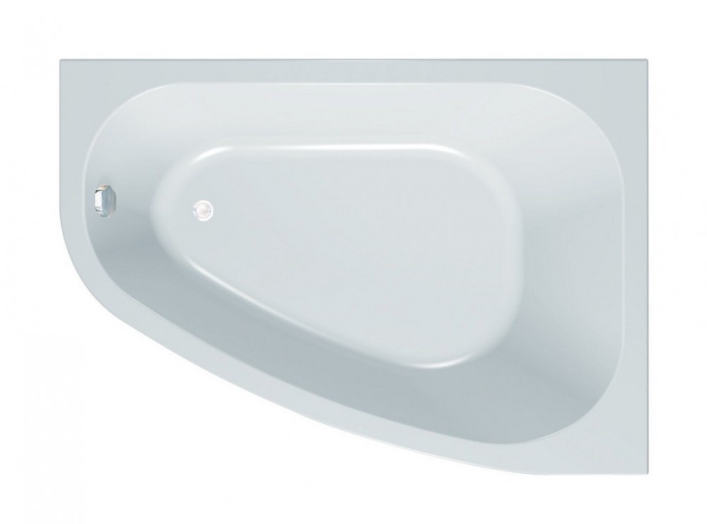 Ванна акриловая угловая асимметричная встраиваемая Kolpa-San Chad L 170х120 см белый 539560