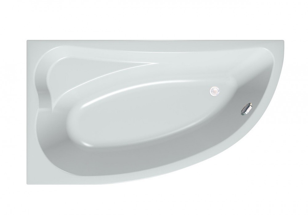 Ванна акрилова кутова асиметрична вбудована Kolpa-San Calando 160х90 см білий 570760