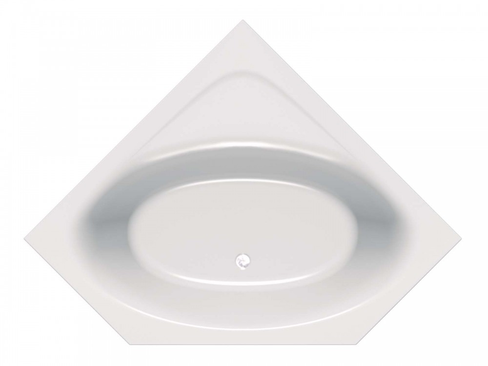 Ванна акриловая угловая встраиваемая Kolpa-San Evelin 120х120 см белый 593380