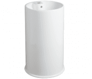 Раковина для ванної Simas Top Lavabi підлоги Ø 46 см фаянс білий GTE