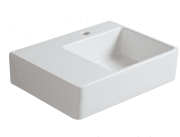 Раковина для ванной Simas Quasar подвесная 60х45 см фаянс белый QU60D