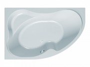 Ванна акриловая угловая асимметричная встраиваемая Kolpa-San Lulu R 170x110 см белый 741410