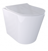 Унітаз підлоговий Ponsi Surf Rimless 36,5х54,5 см кераміка білий глянець BC SUR L VASO