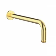 Кронштейн для душевой системы GRB Hidromasaje Curved Arm настенный полированное золото 05025015