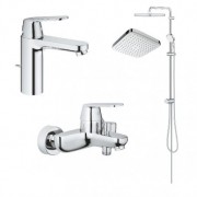 Набор смесителей для ванной Grohe Cosmopolitan с душевым гарнитуром хром 126112R