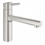 Смеситель для кухни Grohe Concetto с выдвижной лейкой суперсталь 30273DC1