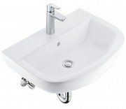 Раковина Grohe BauCeramic 55,3х38,6 см зі змішувачем BauEdge альпін-білий 39643000