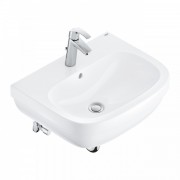 Раковина Grohe Euro Ceramic 59,5х48,2 см зі змішувачем Eurosmart альпін-білий 39641000