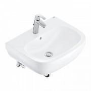 Раковина Grohe Euro Ceramic 59,5х48,2 см зі змішувачем Eurosmart альпін-білий 39641000