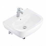 Раковина Grohe Euro Ceramic 59,5х48,2 см зі змішувачем Eurosmart альпін-білий 39641000